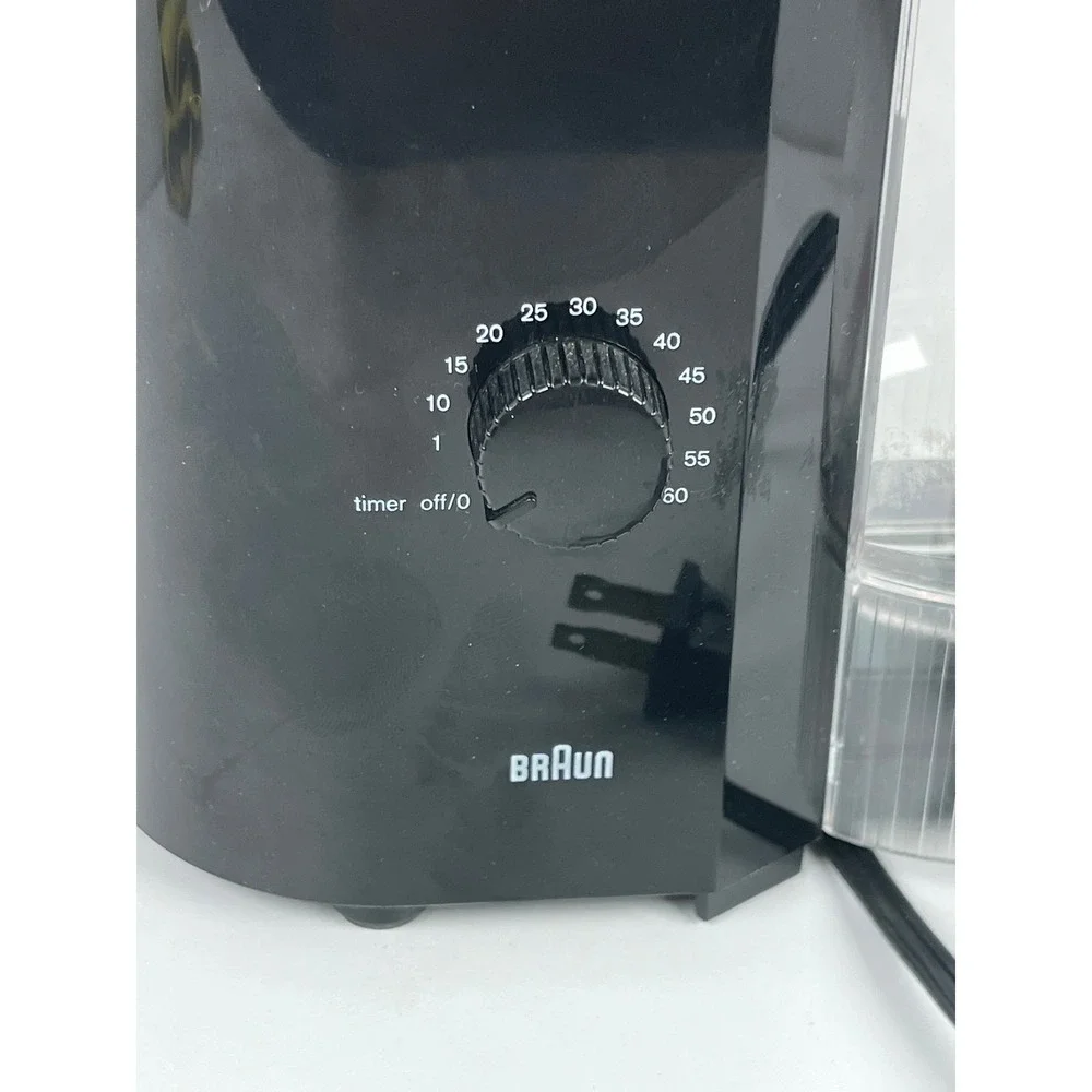 Braun KMM 30 Burr Coffee Grinder Type 3045 Black Aromatic Coffee Mill Timer Dial